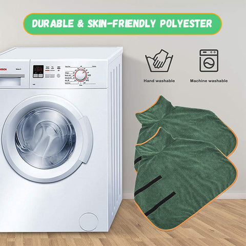 Dog Bathrobe Towel Bath Robe Pet Dog Bathrobe Super Fast Drying Coat Soft Adjustable Absorbent Towel For Large Medium Small Dog