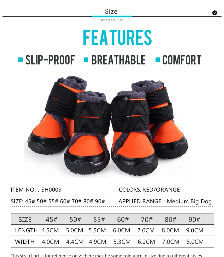 Comfort Lycra Pets Shoes Non Slip Anti Foot Odor Autumn Winter Warm Dog Casual Shoes For Medium Big Dogs Outdoor Climbing Shoes