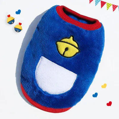 Pet Clothes Winter Warm Coats Vest Soft Fleece For Small Dogs Cats Girl Boys Chihuahua Yorkies Cute Transformation Outfit Xxs-XL