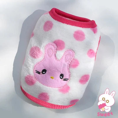 Pet Clothes Winter Warm Coats Vest Soft Fleece For Small Dogs Cats Girl Boys Chihuahua Yorkies Cute Transformation Outfit Xxs-XL