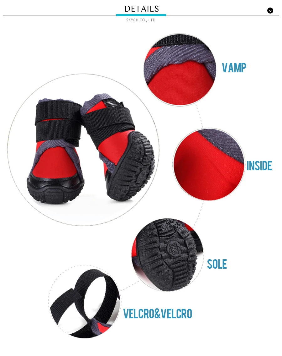 Comfort Lycra Pets Shoes Non Slip Anti Foot Odor Autumn Winter Warm Dog Casual Shoes For Medium Big Dogs Outdoor Climbing Shoes
