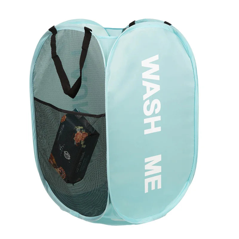 New Printing Dirty Clothes Basket Household Dirty Clothes Basket Dirty Clothes Storage Basket Portable Laundry Basket