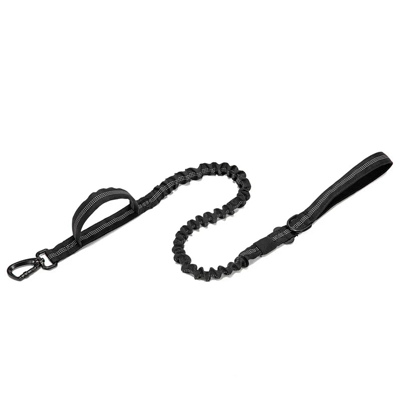 Coleiras e Guias para Cães Pets, Material de Nylon, Coleira Refletiva Durável, Coleira Tática para Treinamento de Pets