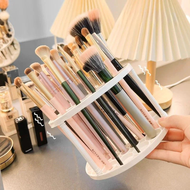 Makeup Brush Storage Lipstick Rack Lipstick Makeup Brush Storage Rack Desktop Cosmetics Storage Dressing Table Storage Box