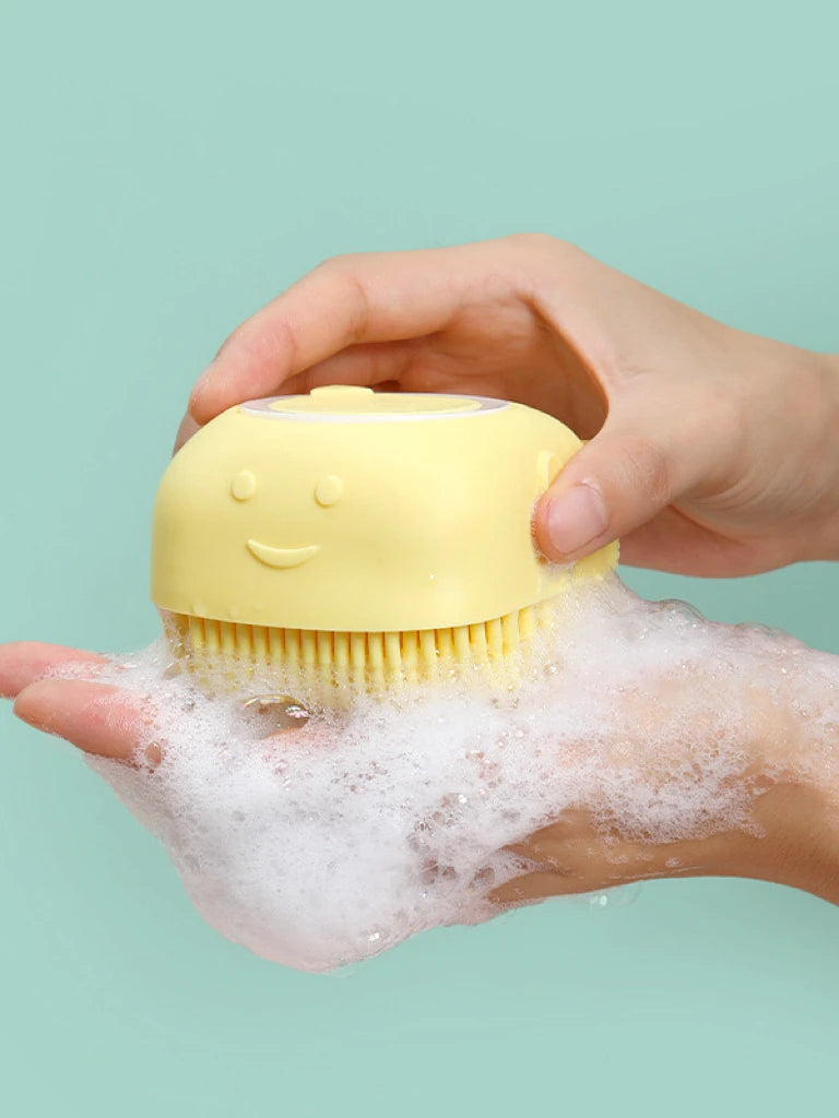 Escova Higienizadora para Pets Escova para Banhos de Pets Escova aplicadora de Shampoo Cães e Gatos Escova Massageadora para Pets