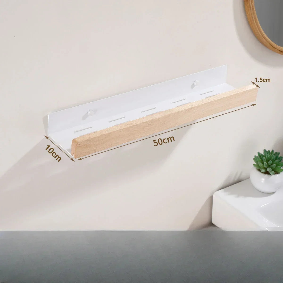Bathroom Storage Shelves,Wooden bathroom Rack Wall-Mounted Punch-Free, Seasoning Board shower Storage Rack,bath shelf organizer