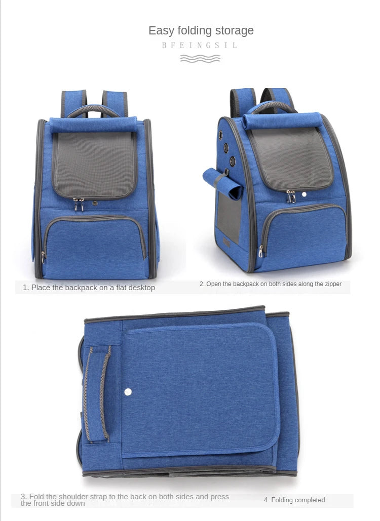 Concealable and Portable Cat Carrier Cage Bag for Outdoor Travel transporte gato dog backpack cat supplies