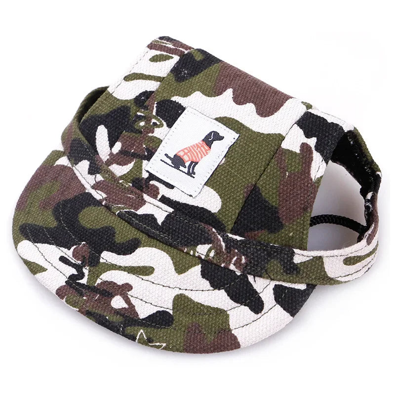 강아지 Dog Baseball Cap Hat with Neck Strap Adjustable Comfortable Ear Holes for Small Medium Large Dogs in Ourdoor Sun Protection