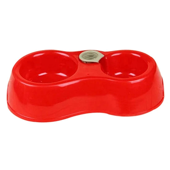 Pet Bowl Automatic Feeder Dog Cat Food Bowl with Water Dispenser Double Bowl Drinking Raised Stand Dish Bowls with Pet Supplies