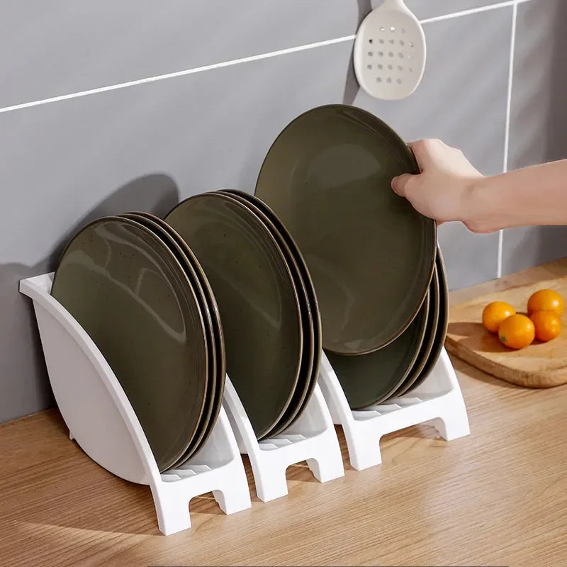 1PC Cabinet Shelves Plates and Dishes Storage Rack Bowl Cup Rack Multifunctional Organizer Kitchen Supplies Holder