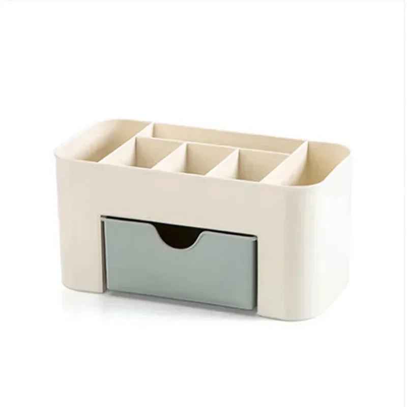 Desktop Double Layer Makeup Organizers Storage Box Cosmetic Drawers Jewelry Display Box Case Container Boxes Organizer New