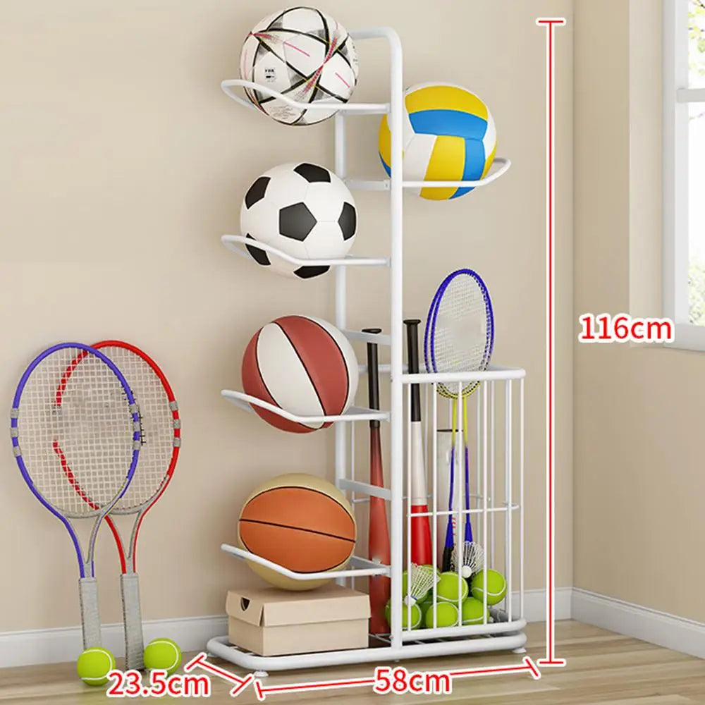 Suporte Organizador Multi Camadas Multi Usos Multi Coisas: Bolas, Vasos, Panelas & Tampas, Materiais Esportivos, Outros Objetos.