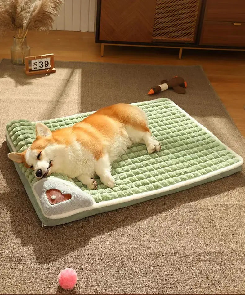 Machine Washable Dog Bed Removable Orthopedic Puppy Cushion Winter Memory Foam Dog Pillow For Small Medium Large Dogs And Cats