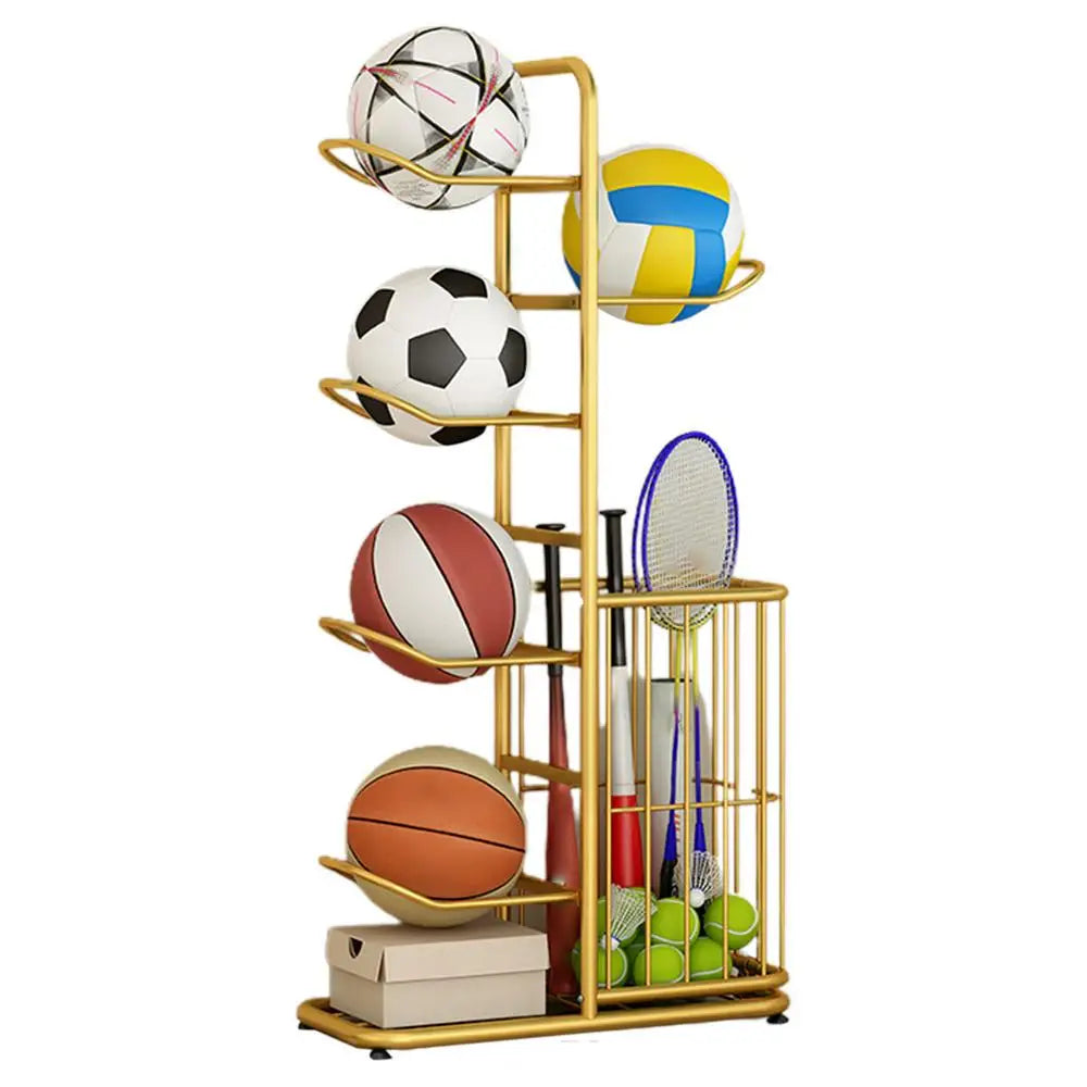 Suporte Organizador Multi Camadas Multi Usos Multi Coisas: Bolas, Vasos, Panelas & Tampas, Materiais Esportivos, Outros Objetos.