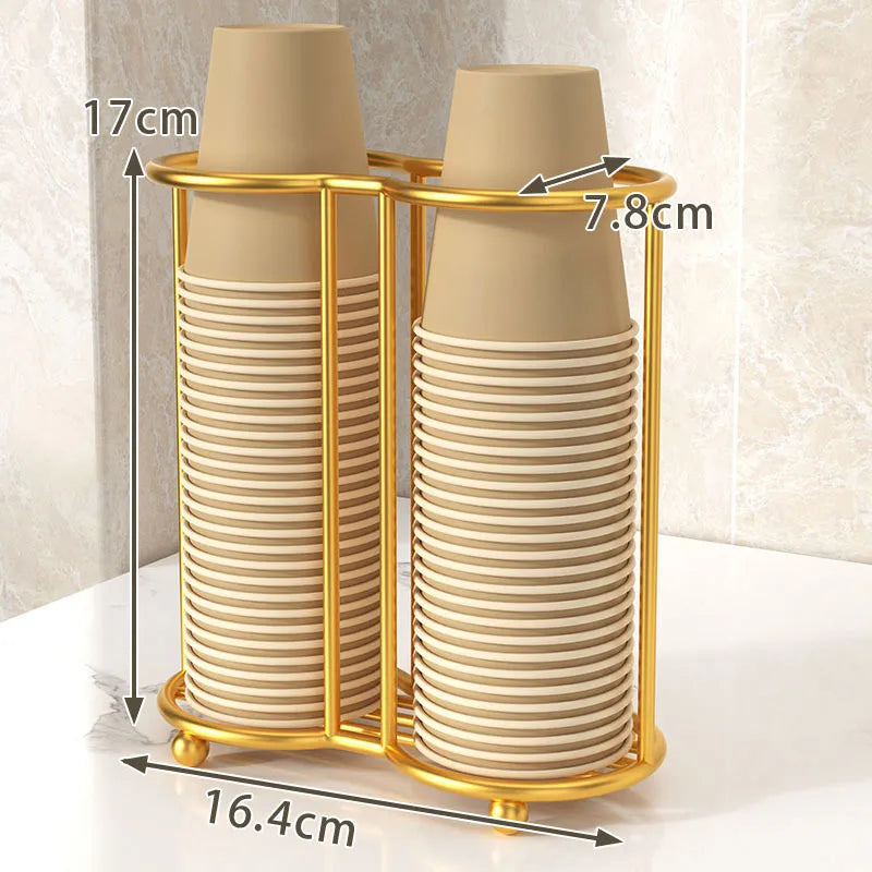 Kitchen Paper Cup Holder Disposables Cups Pickerbar Milk Tea Coffee Shop Disposable Cup Holder Storage Rack Organizier
