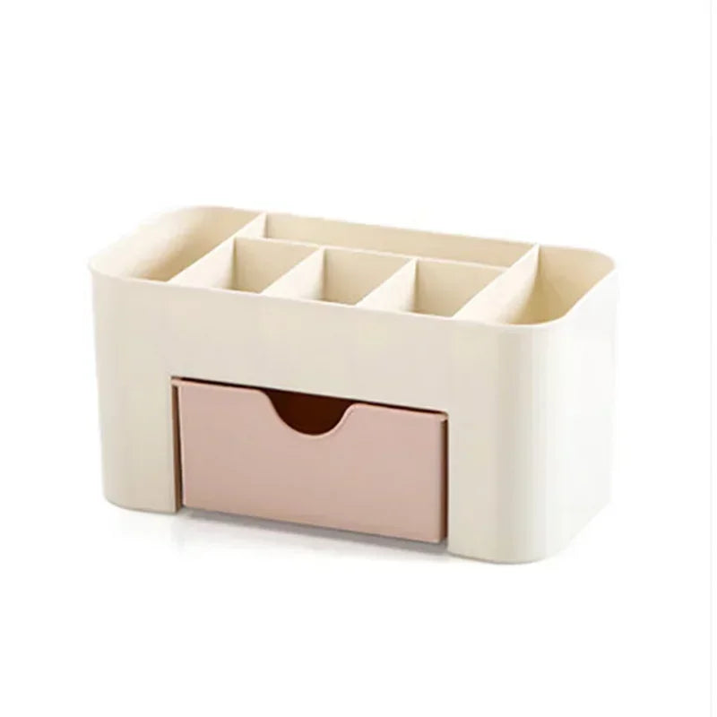 Desktop Double Layer Makeup Organizers Storage Box Cosmetic Drawers Jewelry Display Box Case Container Boxes Organizer New