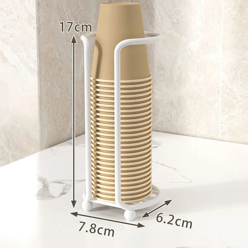 Kitchen Paper Cup Holder Disposables Cups Pickerbar Milk Tea Coffee Shop Disposable Cup Holder Storage Rack Organizier