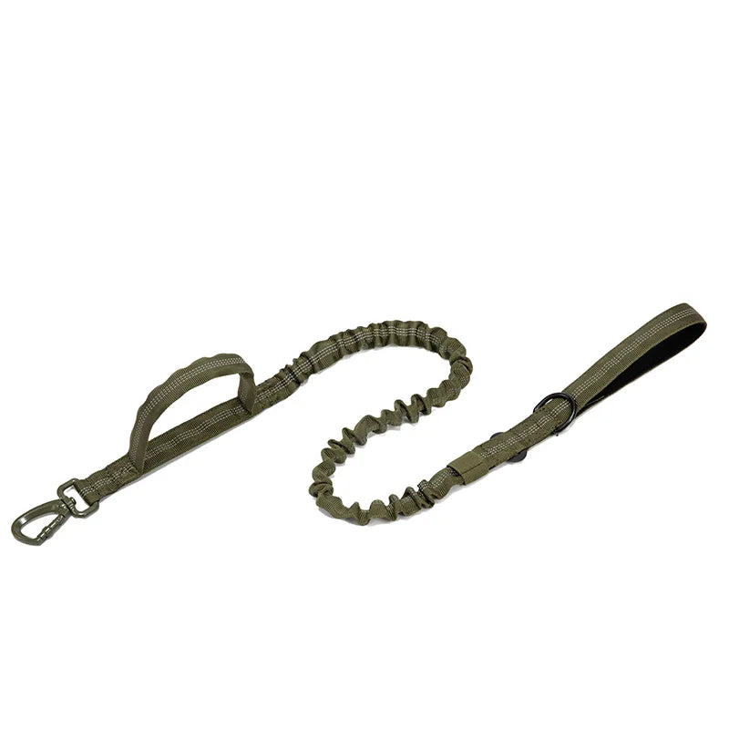 Coleiras e Guias para Cães Pets, Material de Nylon, Coleira Refletiva Durável, Coleira Tática para Treinamento de Pets