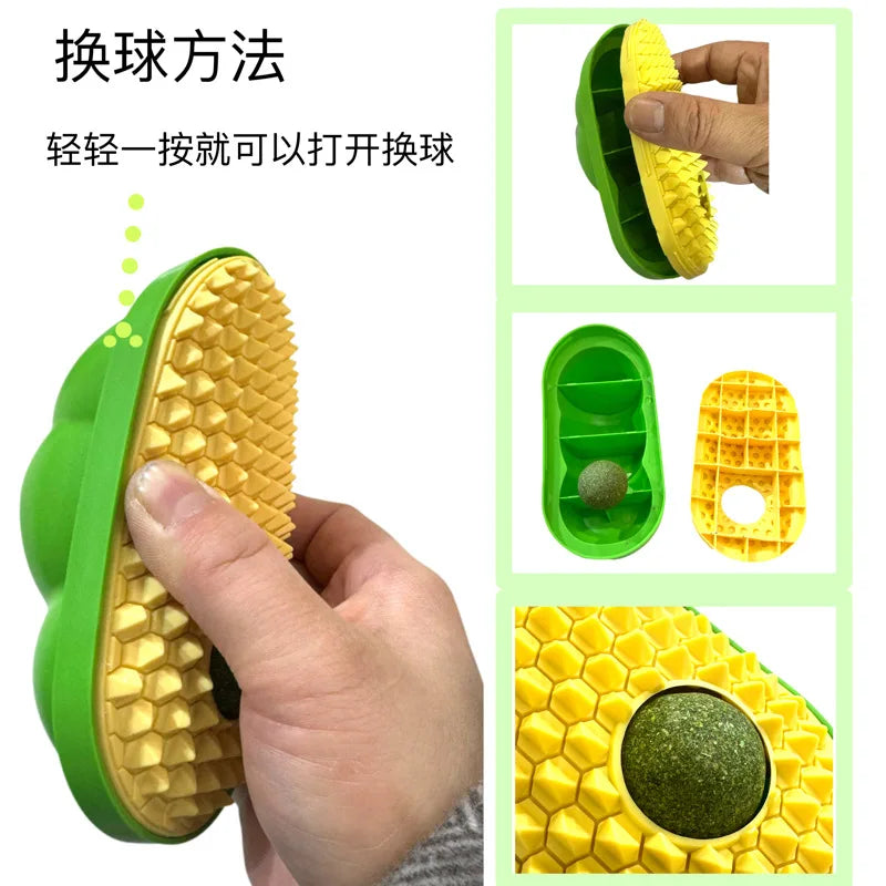 New Pet Supplies Avocado Pea Hair Remover, Cleaning Brush, Cat and Dog Comb, Self-service Hair Removal Tool