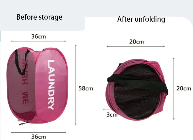 New Printing Dirty Clothes Basket Household Dirty Clothes Basket Dirty Clothes Storage Basket Portable Laundry Basket