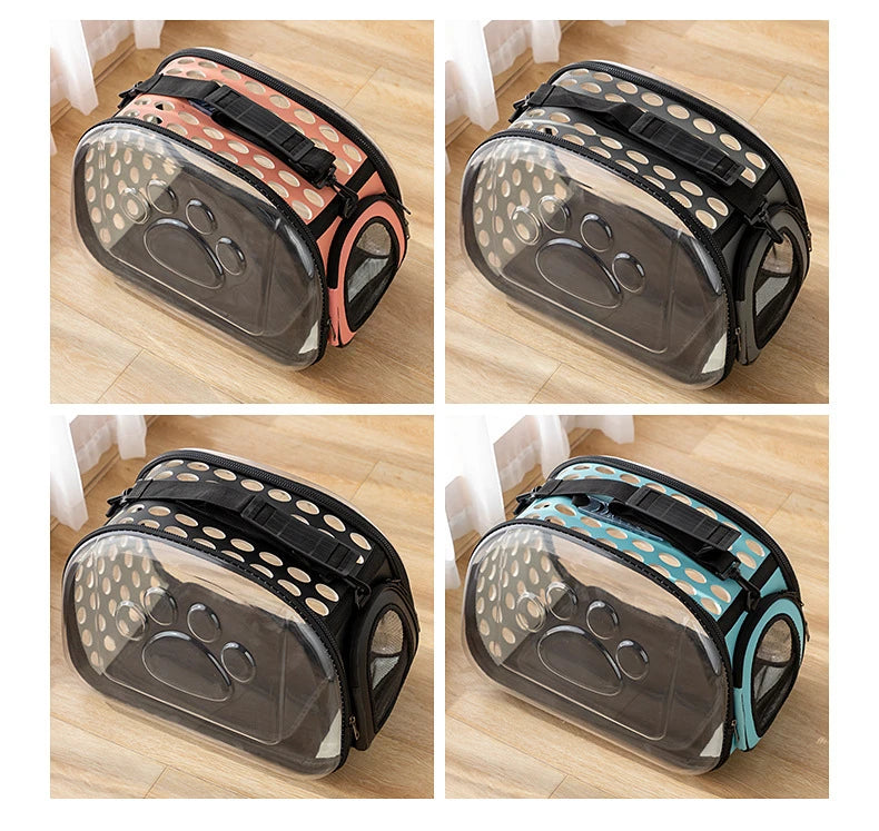 New Cat Space Capsule Transparent Cat Carrier Bag Breathable Pet Carrier Small Dog Cat Backpack Travel Cage Handbag for Kitten