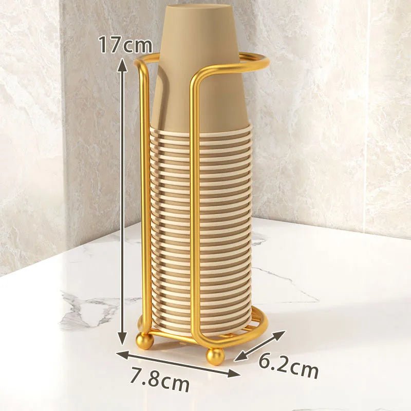 Kitchen Paper Cup Holder Disposables Cups Pickerbar Milk Tea Coffee Shop Disposable Cup Holder Storage Rack Organizier