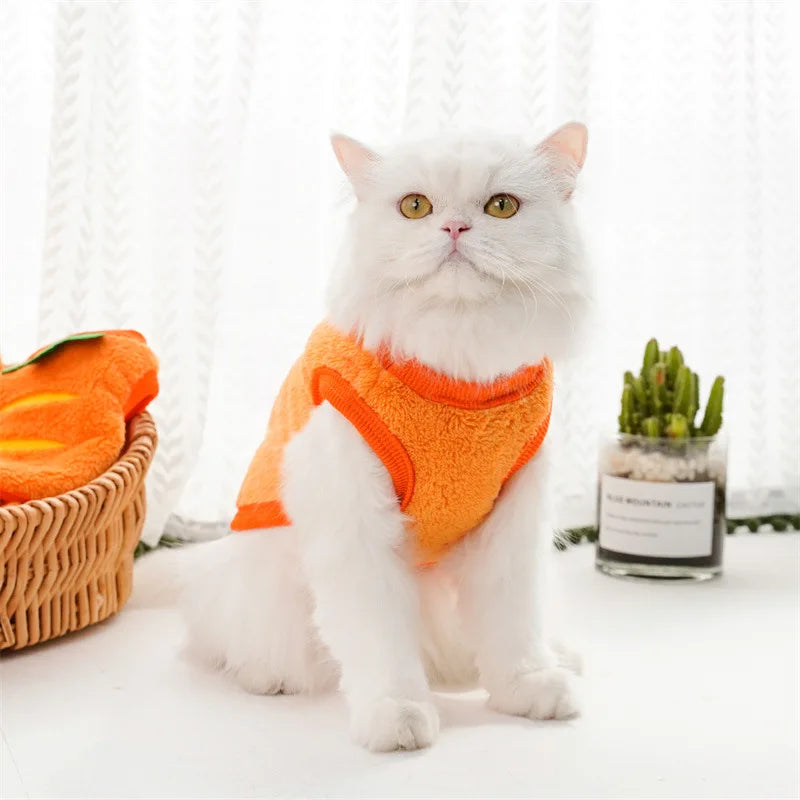 Pet Clothes Winter Warm Coats Vest Soft Fleece For Small Dogs Cats Girl Boys Chihuahua Yorkies Cute Transformation Outfit Xxs-XL