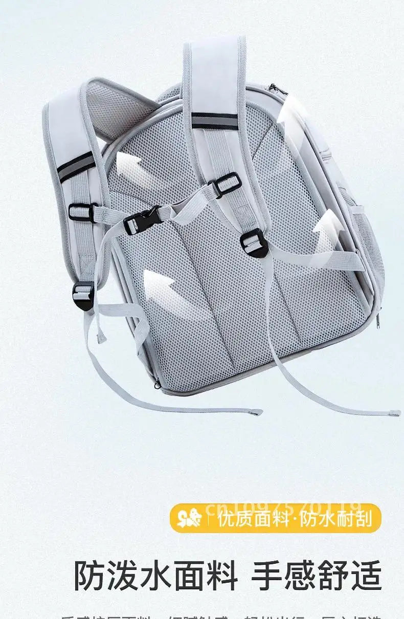 Pet Supplies Cat Backpack Breathable Foldable Bag Puppy Outdoor Capacity Use Walk Cage Pet Expandable Travel Large
