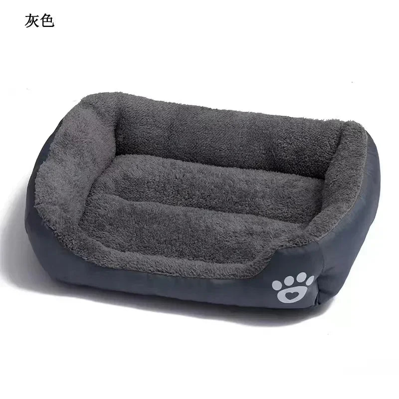 Pet Large Dog Bed Warm House Candy-colored Square Nest Pet Kennel For Small Medium Large Dogs Cat Puppy Plus Size Dog Baskets