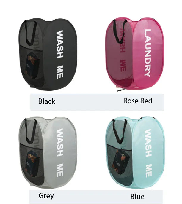 New Printing Dirty Clothes Basket Household Dirty Clothes Basket Dirty Clothes Storage Basket Portable Laundry Basket