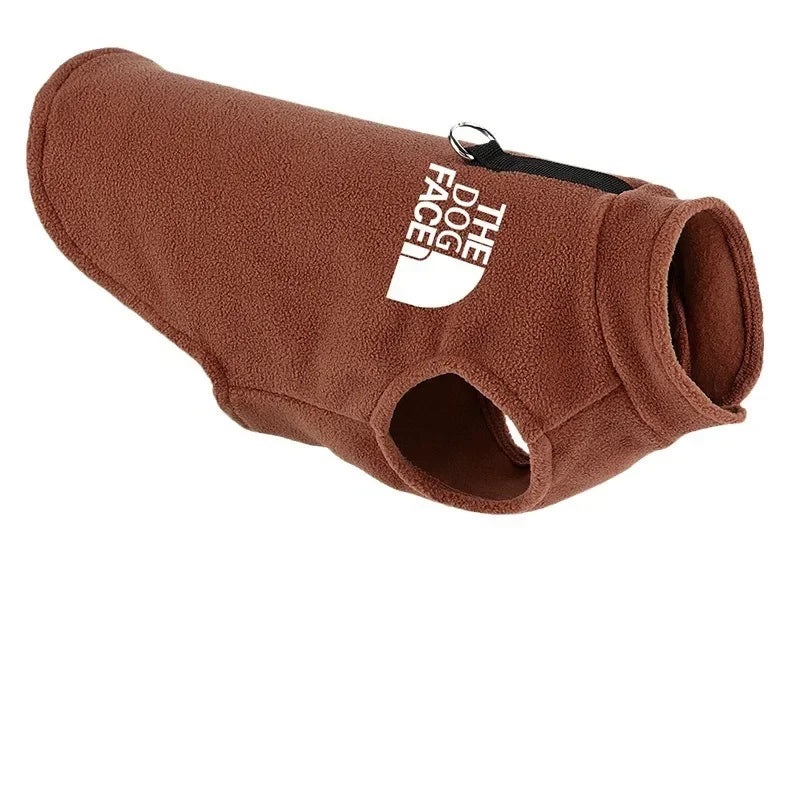 Pet Dog Clothes,Polar Fleece Warm Dog Vest,Fashion Comfortable and Breathable Dog Cothes,The Dog Face