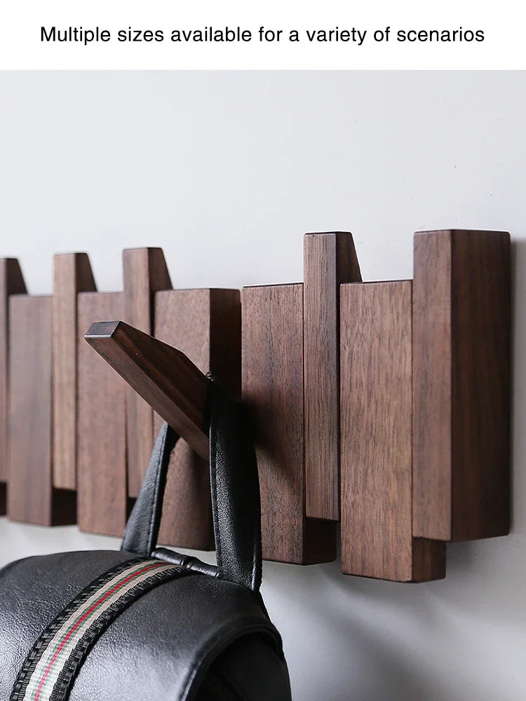 Wood Coat Racks Wall Mounted Keys Hats Organizer Entry Door Porch Hanging Coat Rack Piano Keys Shaped Clothes Hooks Home Decor