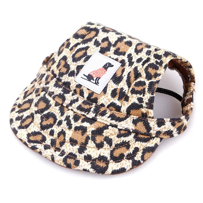 강아지 Dog Baseball Cap Hat with Neck Strap Adjustable Comfortable Ear Holes for Small Medium Large Dogs in Ourdoor Sun Protection