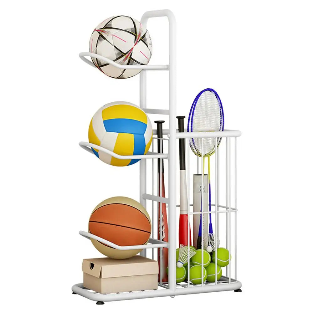 Suporte Organizador Multi Camadas Multi Usos Multi Coisas: Bolas, Vasos, Panelas & Tampas, Materiais Esportivos, Outros Objetos.