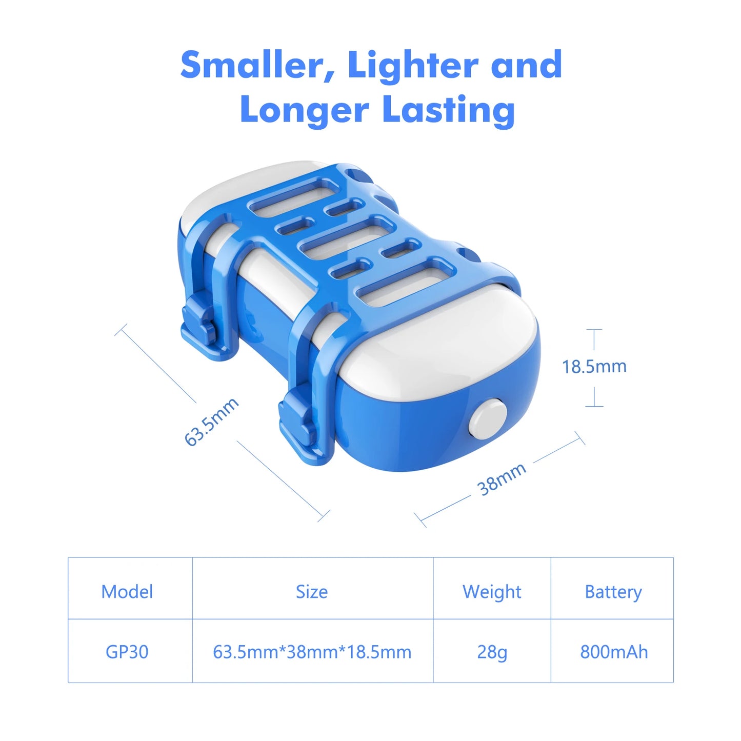 4G Dog Cat GPS Tracker for Pets - Waterproof Smart Locator with App, Live Tracking & Light/Sound Search, Free Trial Included