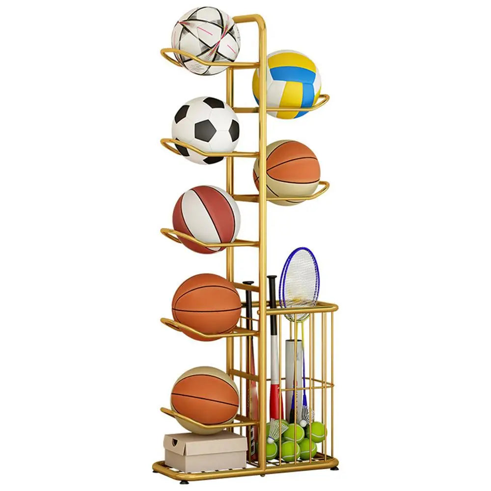 Suporte Organizador Multi Camadas Multi Usos Multi Coisas: Bolas, Vasos, Panelas & Tampas, Materiais Esportivos, Outros Objetos.