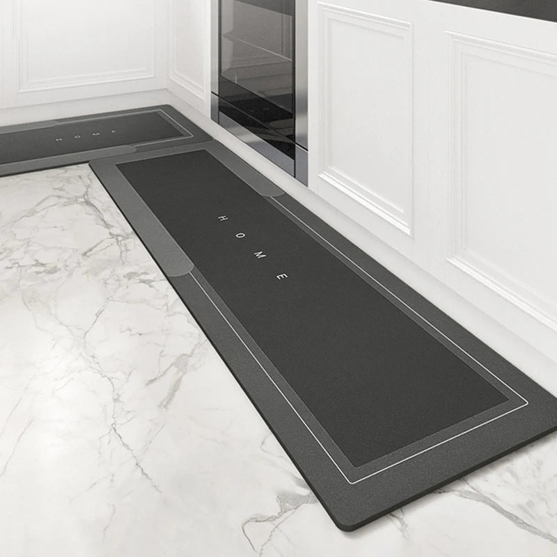 Tapete de cozinha, quarto, sala de estar, longo, macio, decoração de corredor, banheiro, entrada, capacho, antiderrapante, absorve água
