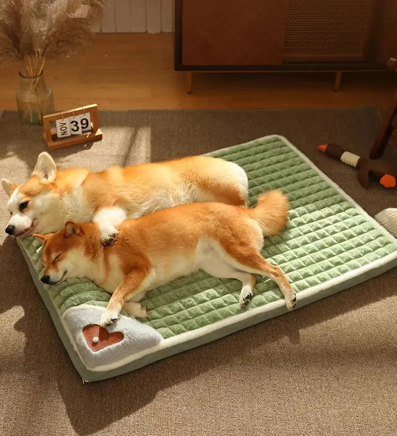 Machine Washable Dog Bed Removable Orthopedic Puppy Cushion Winter Memory Foam Dog Pillow For Small Medium Large Dogs And Cats