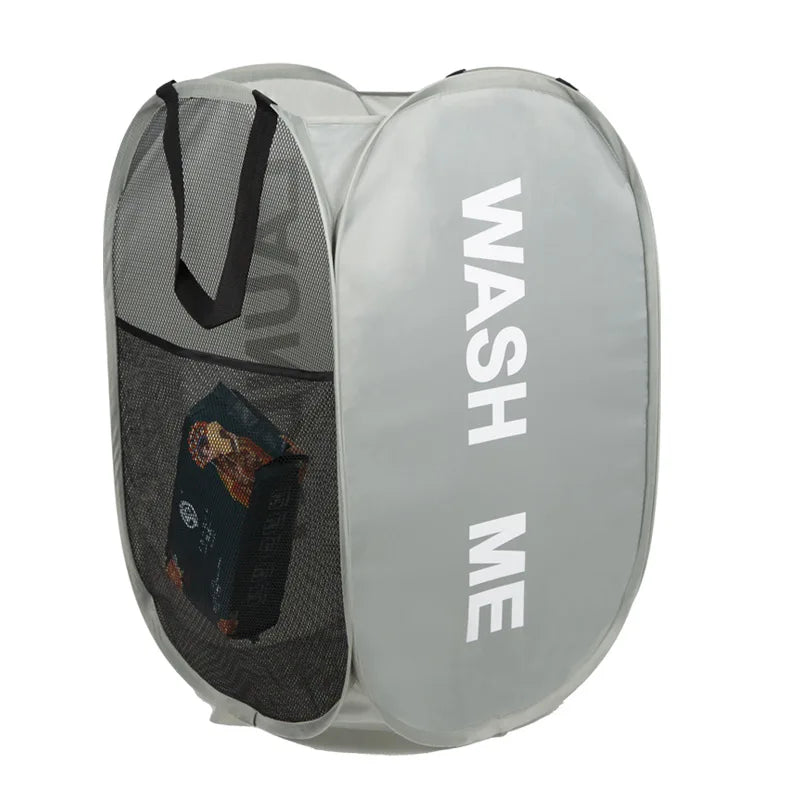 New Printing Dirty Clothes Basket Household Dirty Clothes Basket Dirty Clothes Storage Basket Portable Laundry Basket
