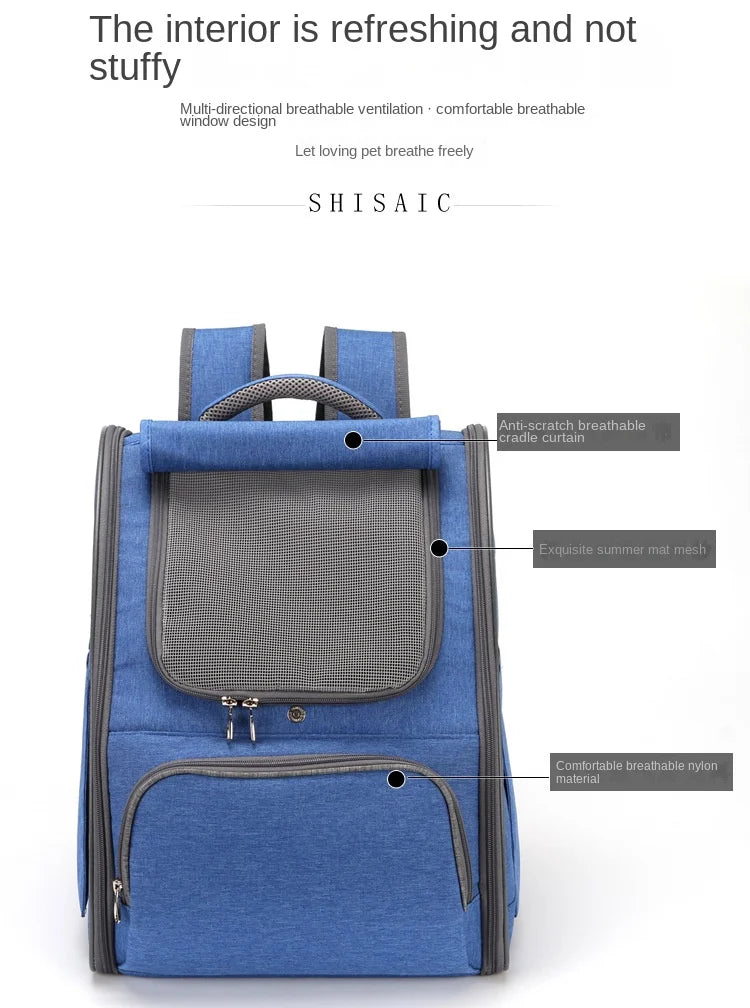 Concealable and Portable Cat Carrier Cage Bag for Outdoor Travel transporte gato dog backpack cat supplies