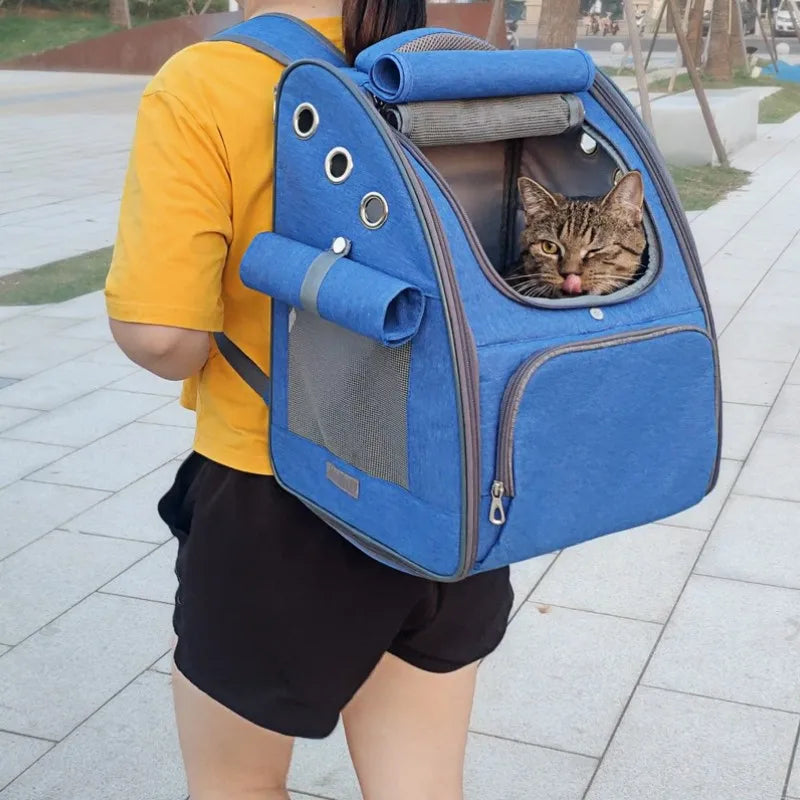 Concealable and Portable Cat Carrier Cage Bag for Outdoor Travel transporte gato dog backpack cat supplies