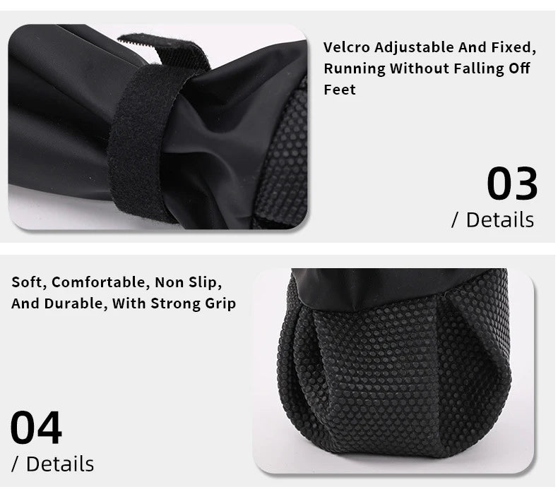 Dog Shoes Waterproof Ajustable Shoes For Dogs Non-Slip Dog Boots Outdoor Protector Accessories For French Bulldog Corgi Poodle