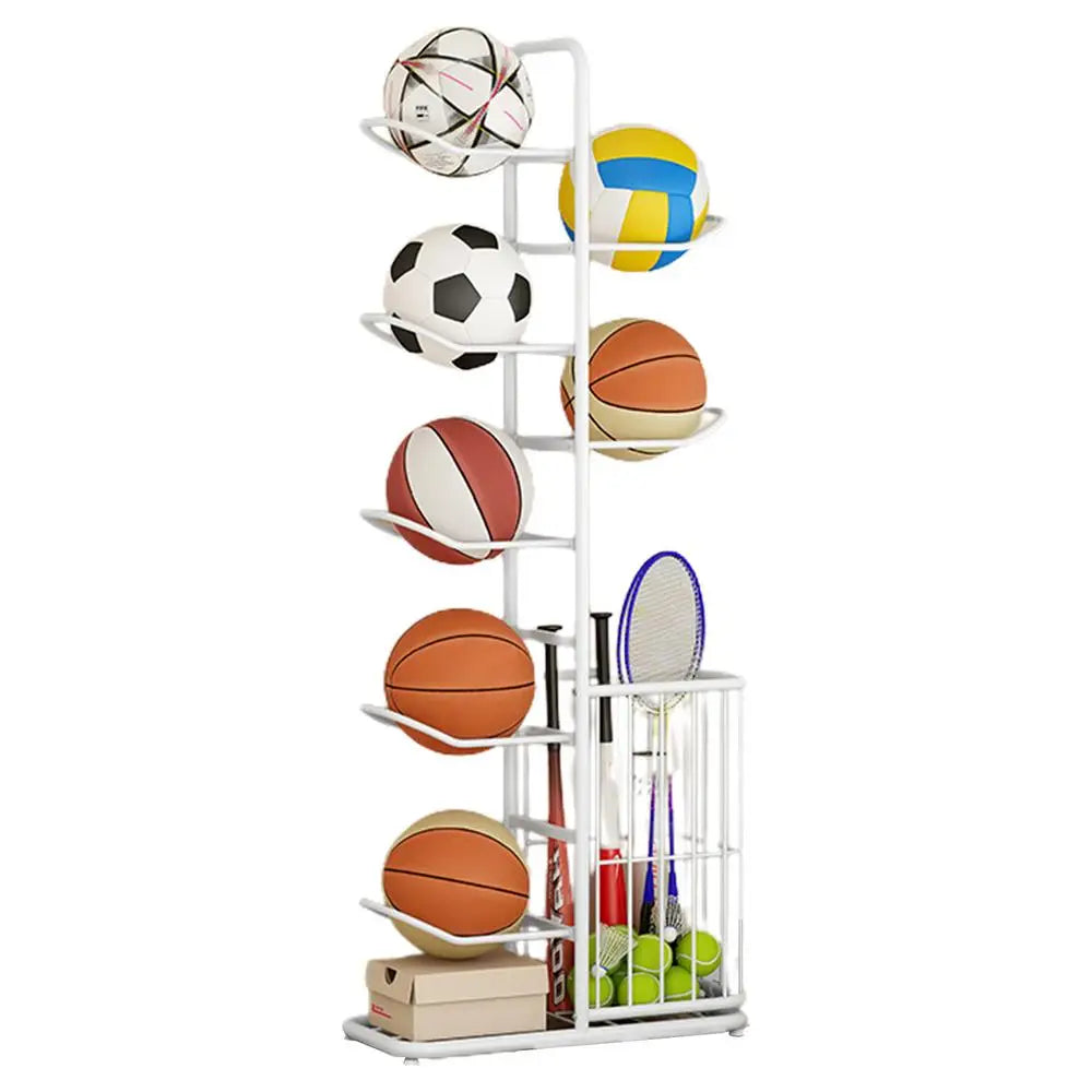 Suporte Organizador Multi Camadas Multi Usos Multi Coisas: Bolas, Vasos, Panelas & Tampas, Materiais Esportivos, Outros Objetos.
