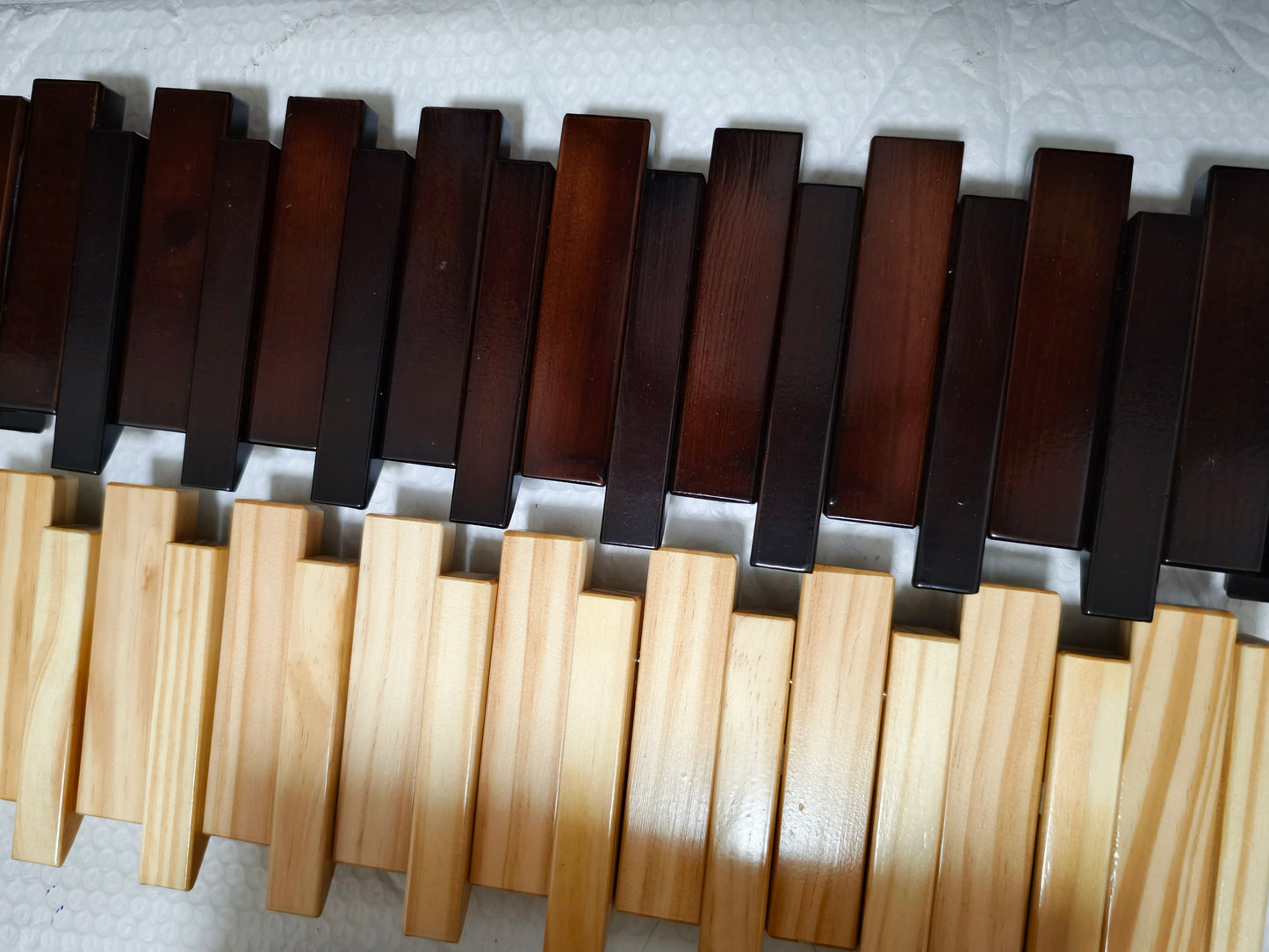 Wood Coat Racks Wall Mounted Keys Hats Organizer Entry Door Porch Hanging Coat Rack Piano Keys Shaped Clothes Hooks Home Decor