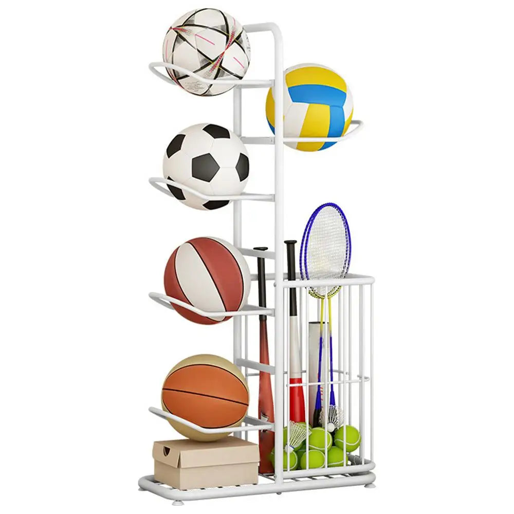 Suporte Organizador Multi Camadas Multi Usos Multi Coisas: Bolas, Vasos, Panelas & Tampas, Materiais Esportivos, Outros Objetos.