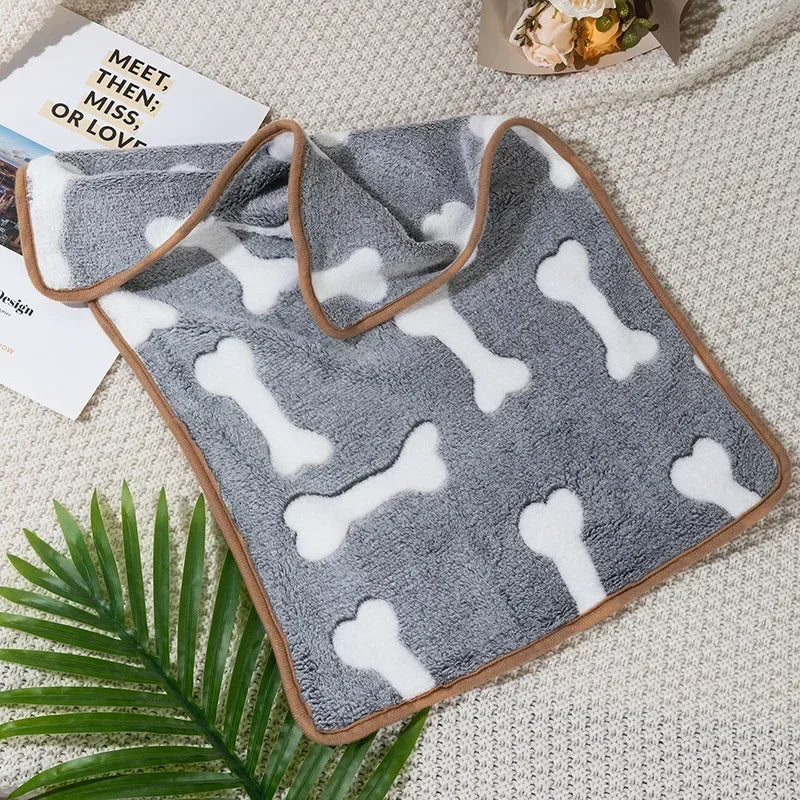 Fluffy Sleeping Blanket for Dog, Sleeping Blanket, Cat Cover, Comfortable Sheet, Winter Insulation, S-XL, Pet Supplies
