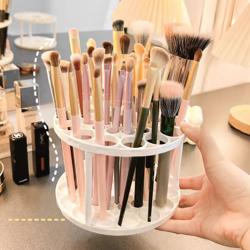 Makeup Brush Storage Lipstick Rack Lipstick Makeup Brush Storage Rack Desktop Cosmetics Storage Dressing Table Storage Box