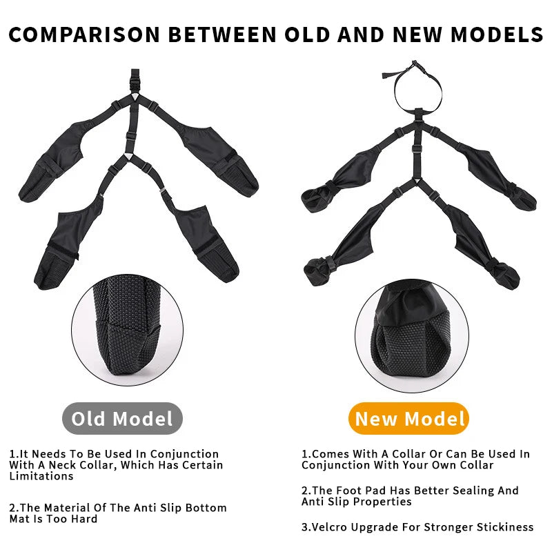 Dog Shoes Waterproof Ajustable Shoes For Dogs Non-Slip Dog Boots Outdoor Protector Accessories For French Bulldog Corgi Poodle