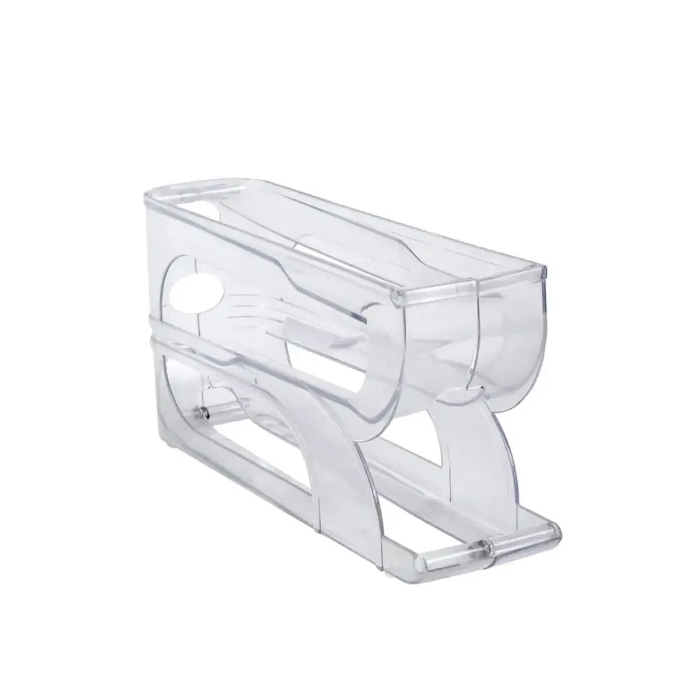 Organovo - Suporte Organizador de Ovos para Geladeira, Movimento Automático por Gravidade, 3 ou 4 Camadas, Grande Capacidade, Dispensador