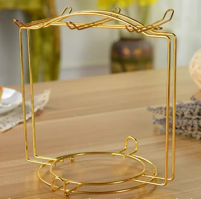 1PC Nordic Home Kitchen Tabletop Coffee Mug Holder 6 Cups Stand Metal Cups Holders Rack Drain Modern Storage Rack